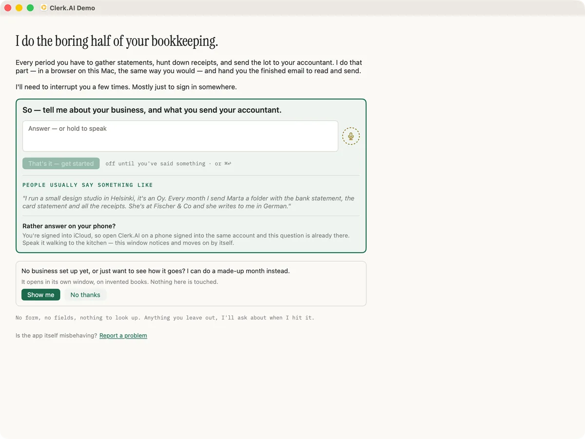 Placeholder screenshot, to be replaced with Mind My Money's own screen for this step.
